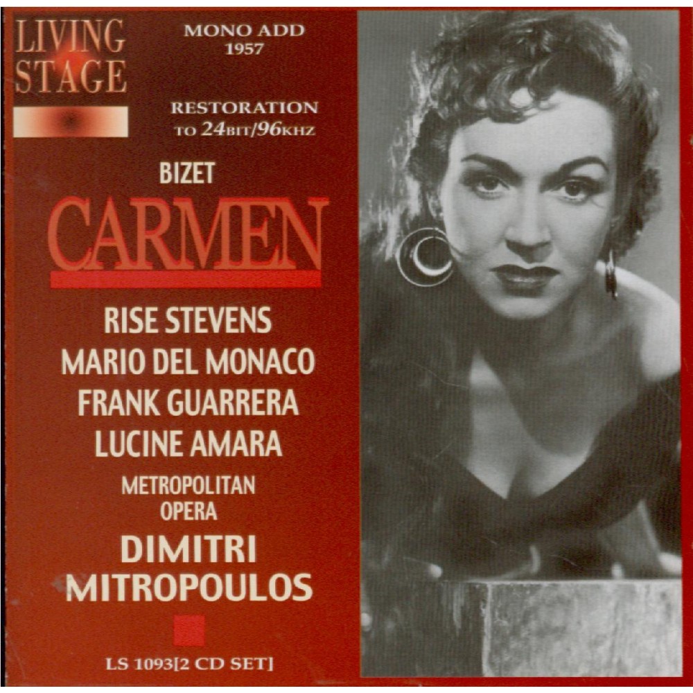 BIZET - Mitropoulos - Carmen, opéra comique WD.31 (live MET 12 - 01 - 1957) live MET 12 - 01 - 1957..